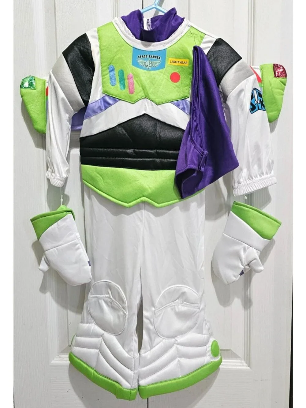 Disney Store Baby Buzz Lightyear Costume 3-6 M Wings Gloves Toy Story Halloween
